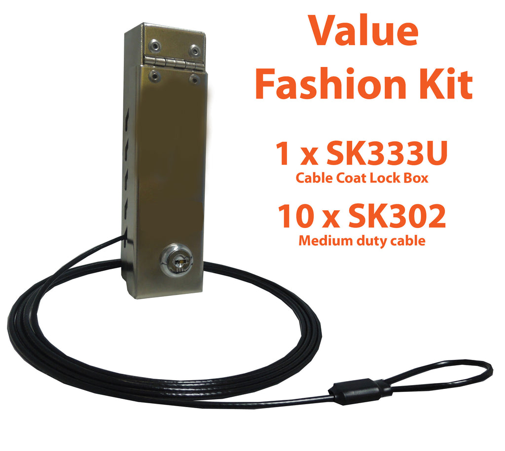 Cable Coat Lock Box Value Fashion Kit - SK333T - (1 x SK333U, 10 x SK302)